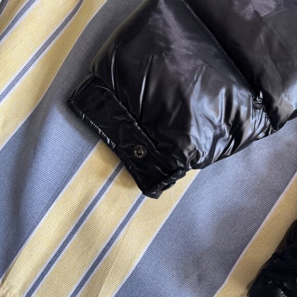 Moncler Maya Black Shiny Windbreaker Jacket - Picture 9 of 10